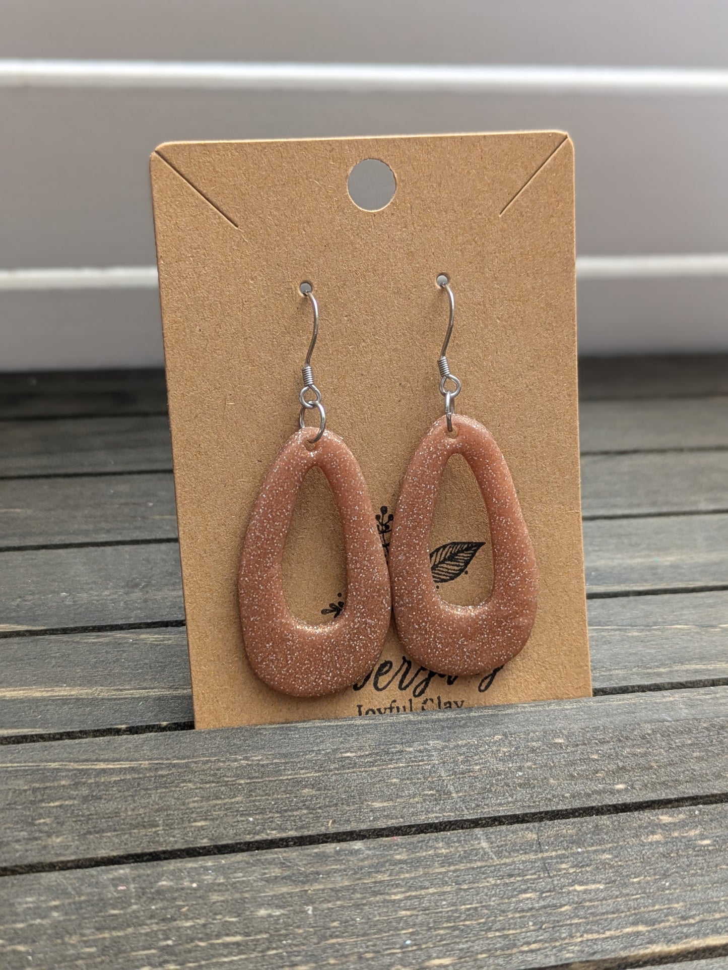 Rose Gold Drop Dangles