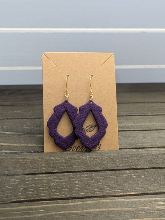 Purple Open Dangles