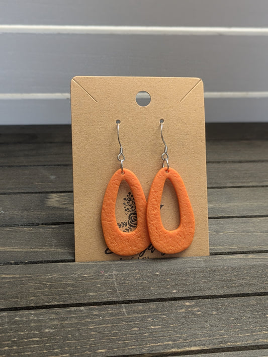 Orange Drop Dangles