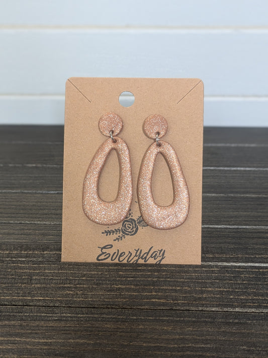 Rose Gold Drop Dangles