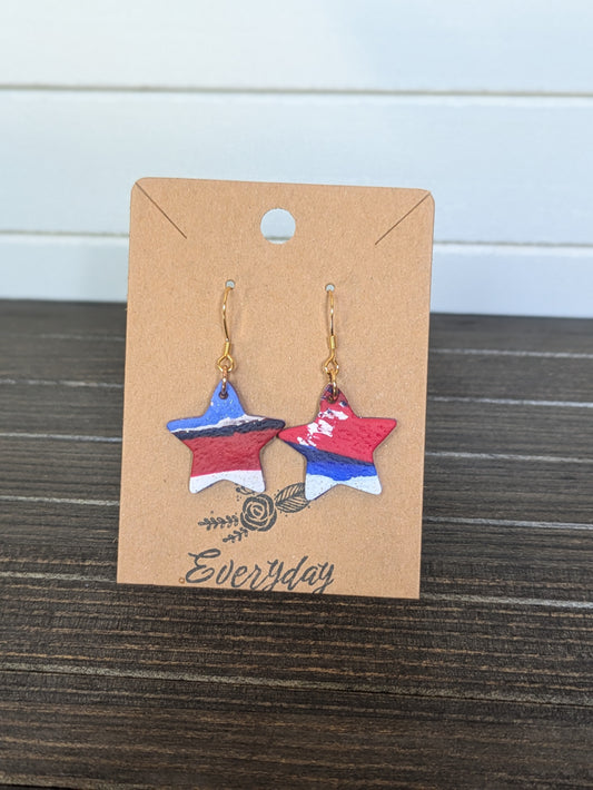 Patriotic Star Dangles Style 3