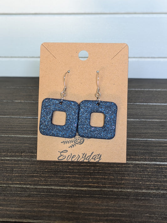 Starry Night Square Dangles