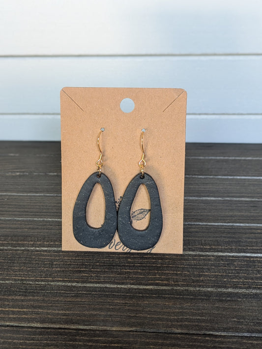 Black Galaxy Drop Dangles
