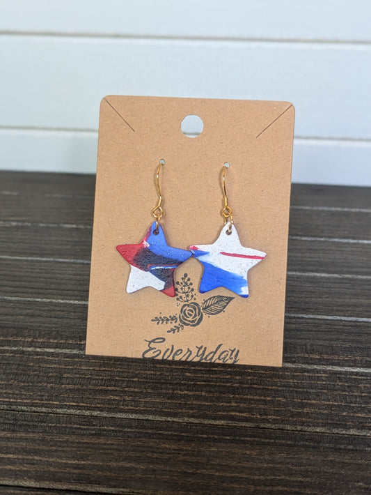 Patriotic Star Dangles Style 2